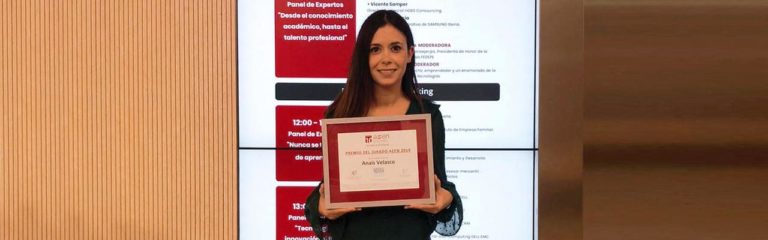 Somos galardonados con el premio jurado aeen 2019